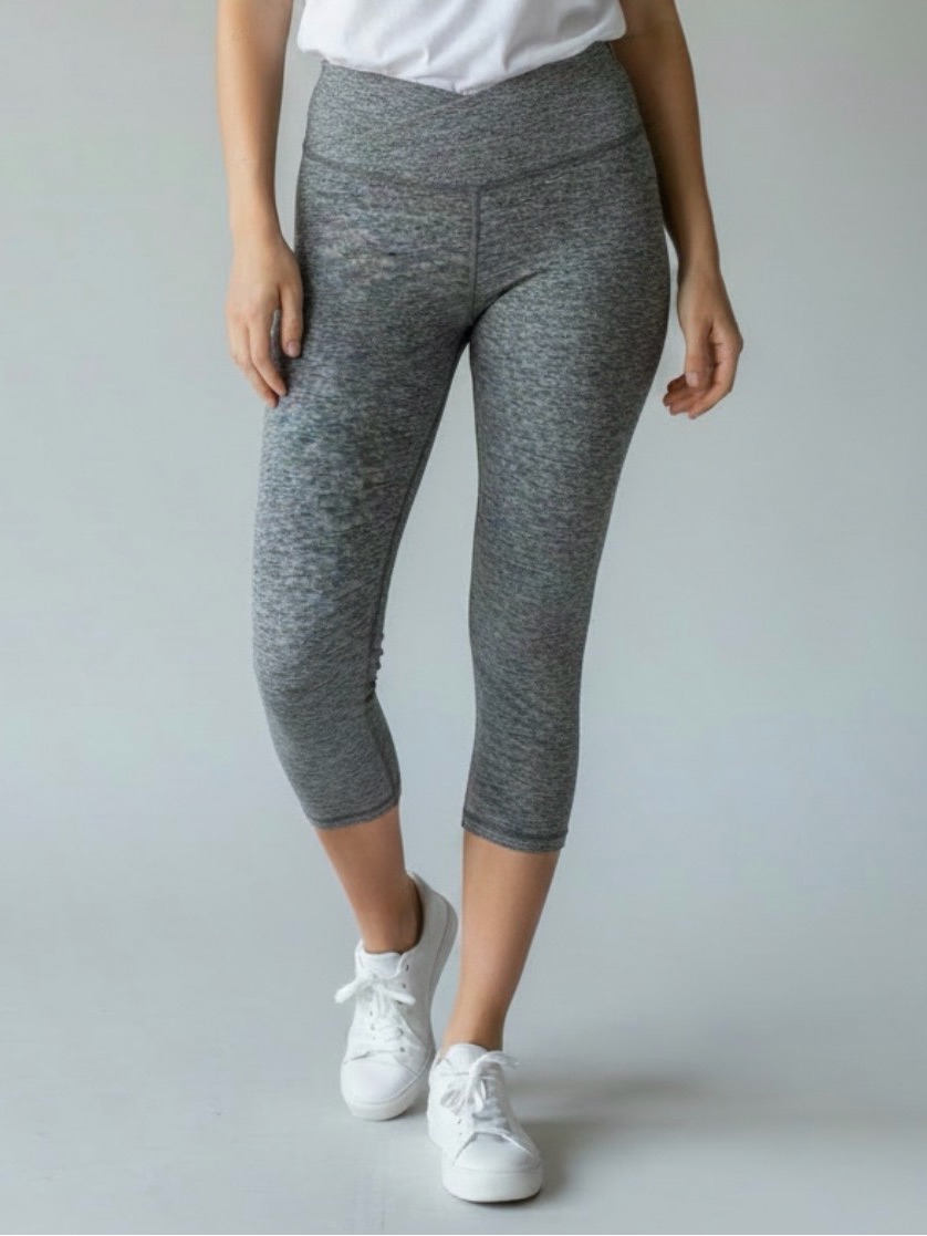 Thrive Societe Wrap Waist Cropped Leggings